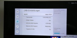 Receiver Antennenmenu Einstellungen 2